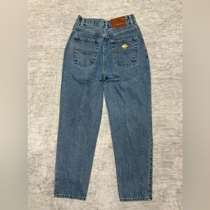 Vintage High Waisted Mom Jeans Light Wash Denim 90s